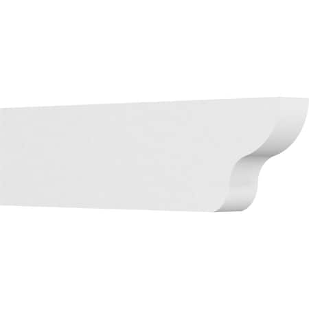 Ekena Millwork Standard Greensboro Architectural Grade PVC Rafter Tail, 4"W X 10"H X 36"L RFTP04X10X36GRN